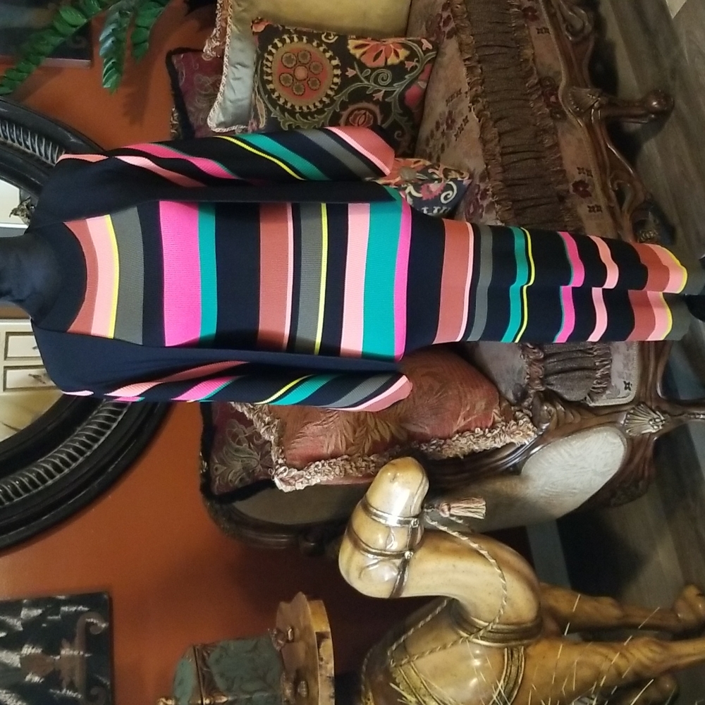 NEW YORK & COMPANY DRESS / CARDIGAN......DRESS(M) CARDIGAN (XS/S)